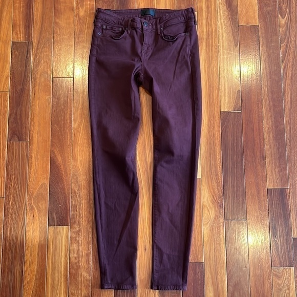 ⭐️VINCE Skinny Riley Leggings Jeans Pants Shiraz Size 29 Made in USA - Picture 4 of 11